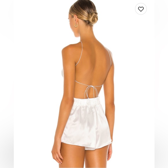 WHITE CROP TOP REVOLVE NATALIE ROLT - Picture 2 of 3